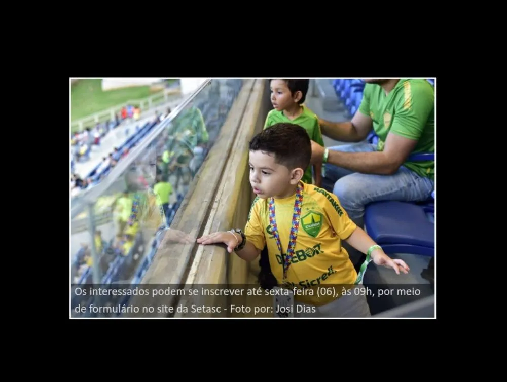 SER FAMÍLIA INCLUSIVO Setasc abre inscrições do sorteio para Camarote do Autista no jogo do Cuiabá