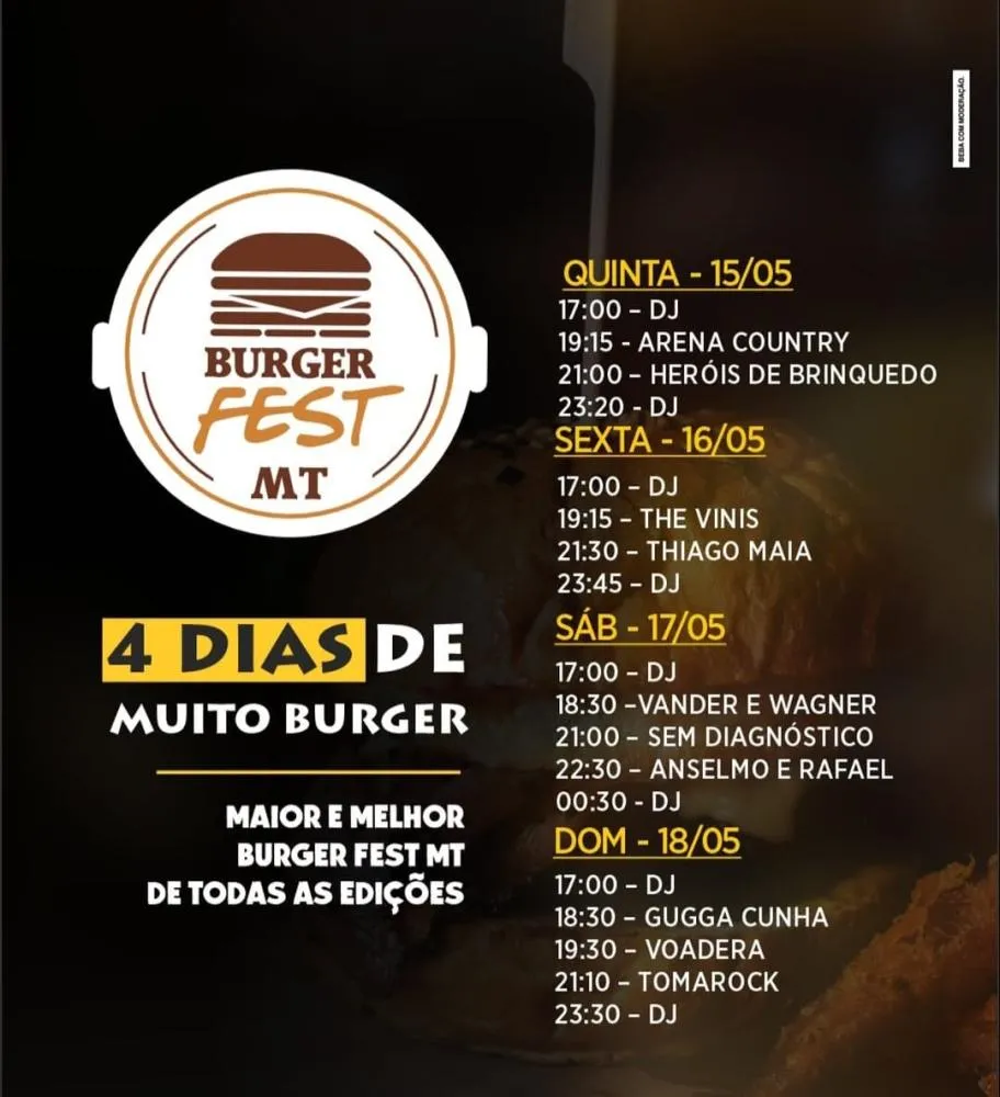 *Festival de hambúrguer está de volta
