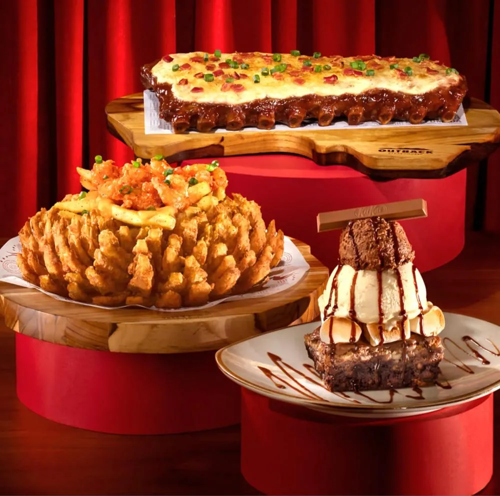 O Outback e seu lançamento que promete ser sucesso de bilheteria. O Epic Trio trás os clássicos que você já conhece com um toque extra de Bold Flavor.