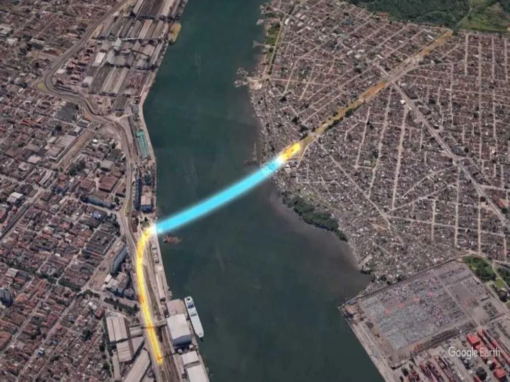 Leilão do primeiro túnel submerso do Brasil será nesta sexta na Bolsa de Valores de SP Estrutura inédita no país vai ligar as cidades paulistas de Santos e Guarujá; Duas empresas estrangeiras concorrem para tocar a obra que terá investimento inicial será de R$ R$ 6,8 bilhões