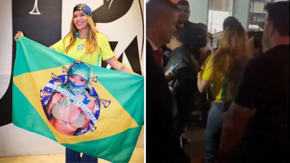 Karol G conhece tradicional bar de São Paulo; veja como foi Cantora será a atração principal do show de intervalo da NFL nesta sexta-feira (5)