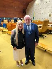 Zuquim participa de posse de Fachin e se reúne com presidente do Congresso