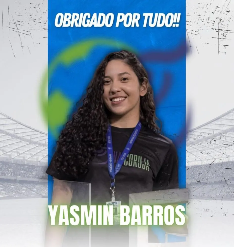 Fim de um ciclo: Yasmin Barros se despede do Canal Na Coruja após um ano de cobertura esportiva 