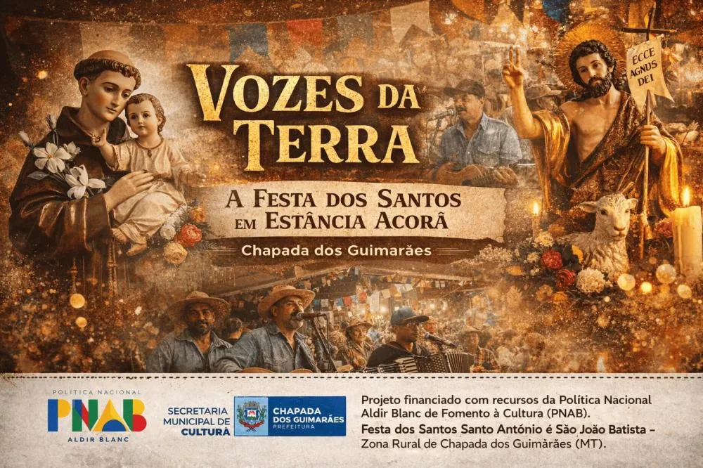 ÁUDIO Projetos sonoros registram memórias, saberes e celebrações tradicionais de Chapada dos Guimarães Produções culturais apoiadas pela PNAB documentam práticas comunitárias, oralidades e manifestações do meio rural do município.