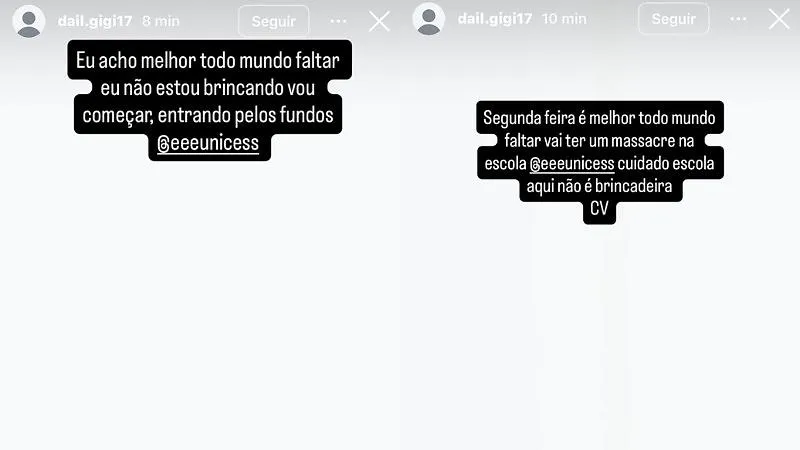 Adolescente ligada ao CV ameaça fazer massacre em escola de MT