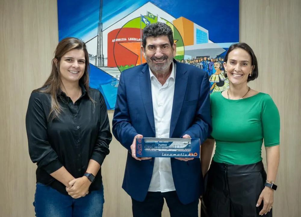 Dr. João recebe representantes da Rumo e reforça pedido por ida de ferrovia para Tangará e região do Parecis