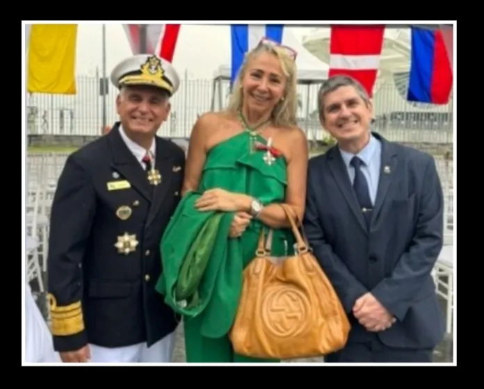 Coluna Anamaria : Claudia Cataldi, minha amiga, recebe mais alta comenda concedida pela Marinha do Brasil a um civil, a Ordem do Mérito Naval