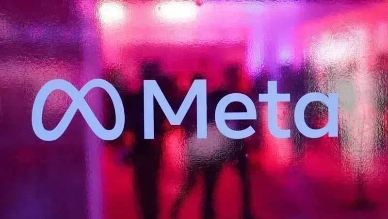 Logotipo da Meta Platforms durante uma conferência em Mumbai • Reuters