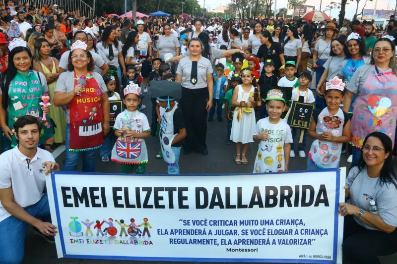 Sinop registra o maior Desfile Cívico da história da cidade neste Festeja Sinop 2026