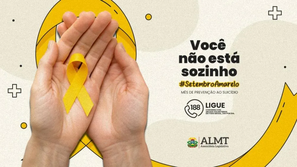 Procuradoria Especial da Mulher da ALMT leva campanha digital sobre Setembro Amarelo para municípios do estado