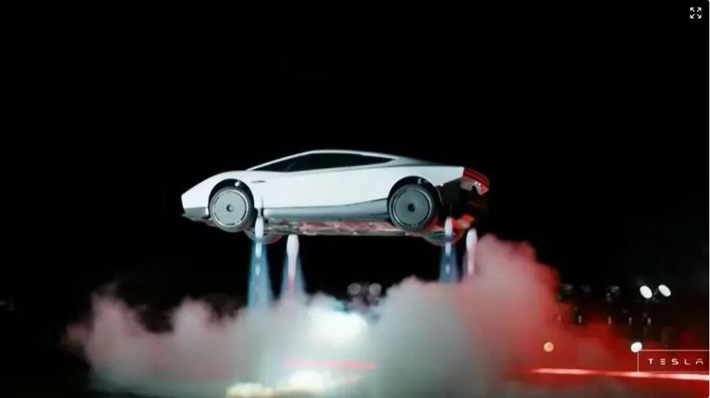 Elon Musk apresenta Roadster, o carro ‘voador’ da Tesla