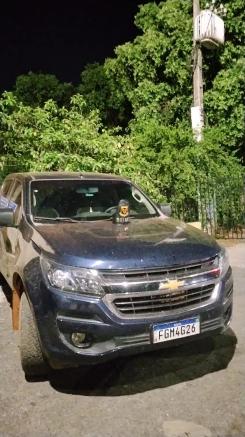 ROTAM recupera caminhonete roubada com placa clonada em MT