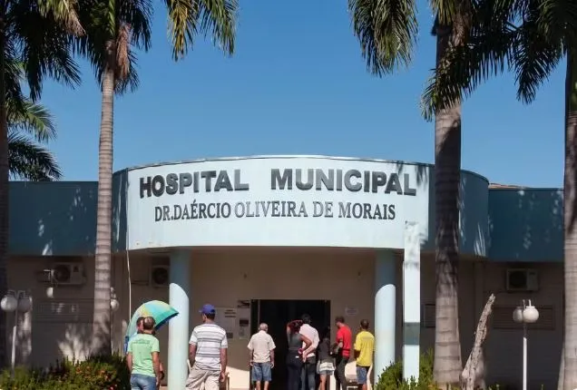 Hospital Municipal Dr. Daercio Oliveira de Morais, em Nova Xavantina (MT) — Foto: Reprodução