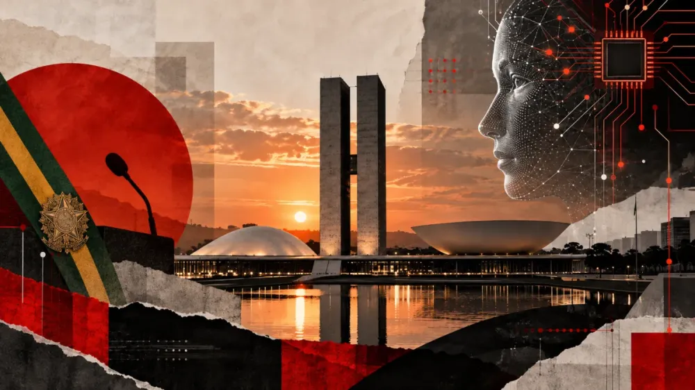 Lula tem propostas voltadas para fortalecimento de IA e estrutura tecnológica nacional • Imagem gerada por IA