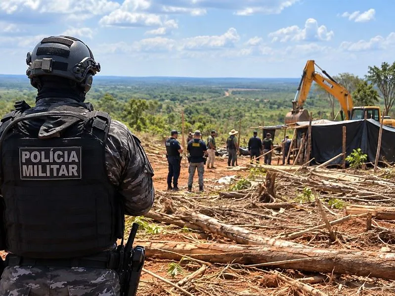 Programa barra 75 invasões de terras em 43 cidades de MT