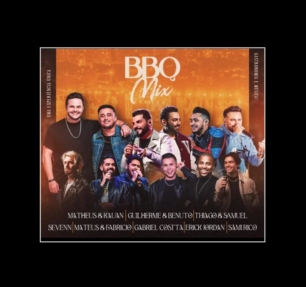 Dentre as atrações estão os cantores nacionais Matheus e Kauan, Guilherme e Benuto, Thiago e Samuel, Gabriel Costta, Mateus e Fabrício, Erick Jordan e Sâmi Rico. E o DJ norte-americano Sevenn. 