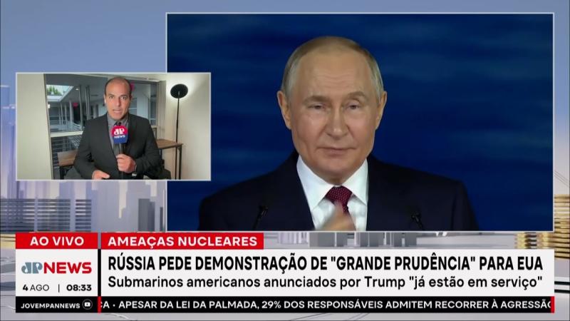 Kremlin pede prudência a países em meio a ameaças nucleares