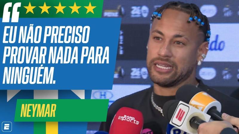 NEYMAR agradou comissão de ANCELOTTI? CRAQUE é direto após show pelo SANTOS no BRASILEIRÃO!