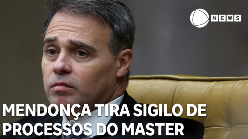 Mendonça acata pedido de Fachin e tira sigilo de processos do Master