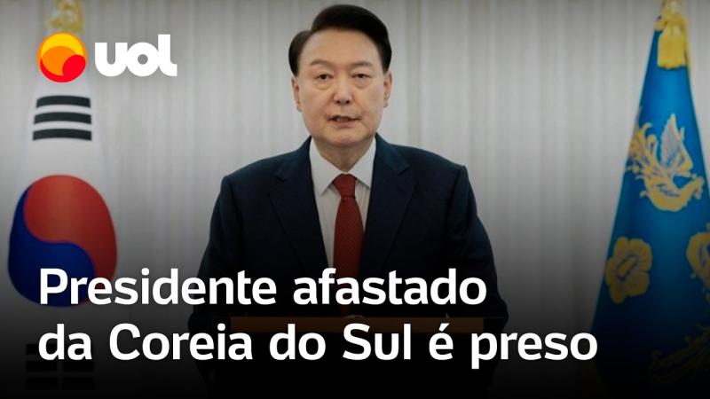 Presidente da Coreia do Sul, Yoon Suk Yeol, é preso por tentativa de golpe após decretar lei marcial