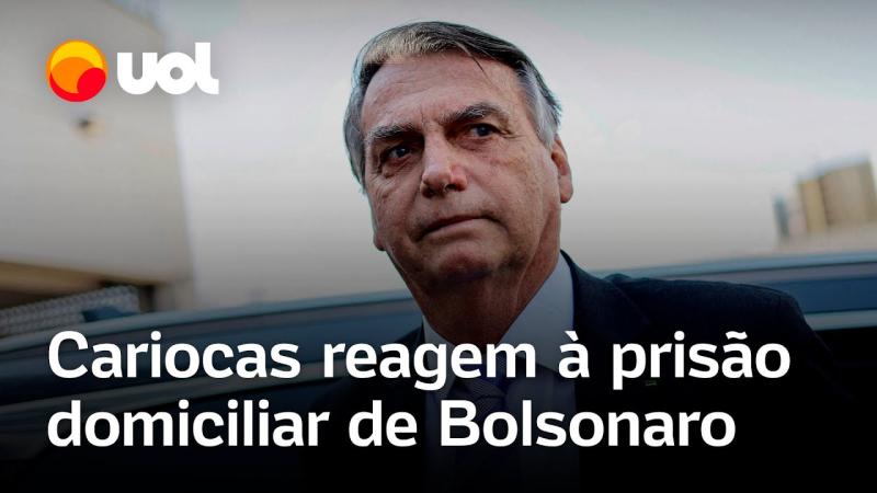 Bolsonaro preso: cariocas reagem à prisão domiciliar decretada por Moraes ao ex-presidente