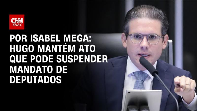 Hugo Motta mantém ato que pode suspender mandato de deputados