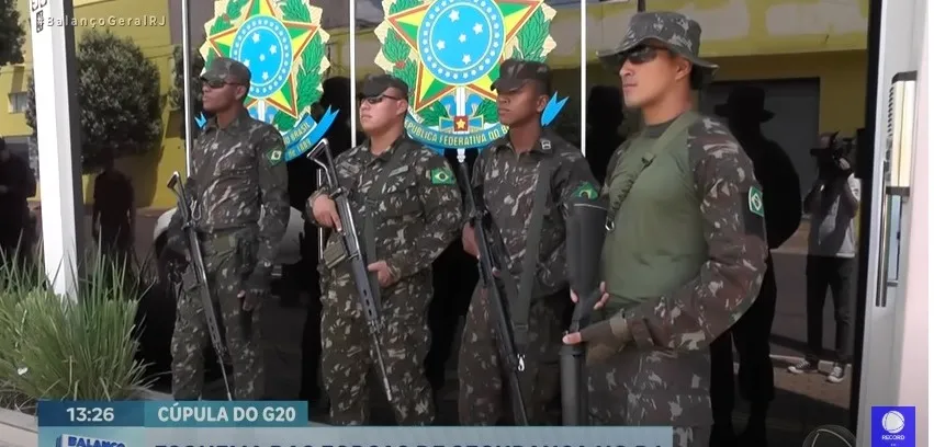 ESQUEMA DAS FORÇAS DE SEGURANÇA NO RIO DURANTE G20